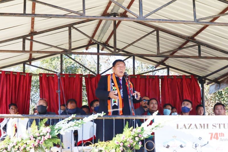 Timikha Koza speaking during the 74th LSU sports meet on December 28.